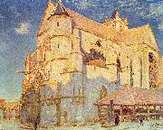 Alfred Sisley Kirche von Moret France oil painting artist
